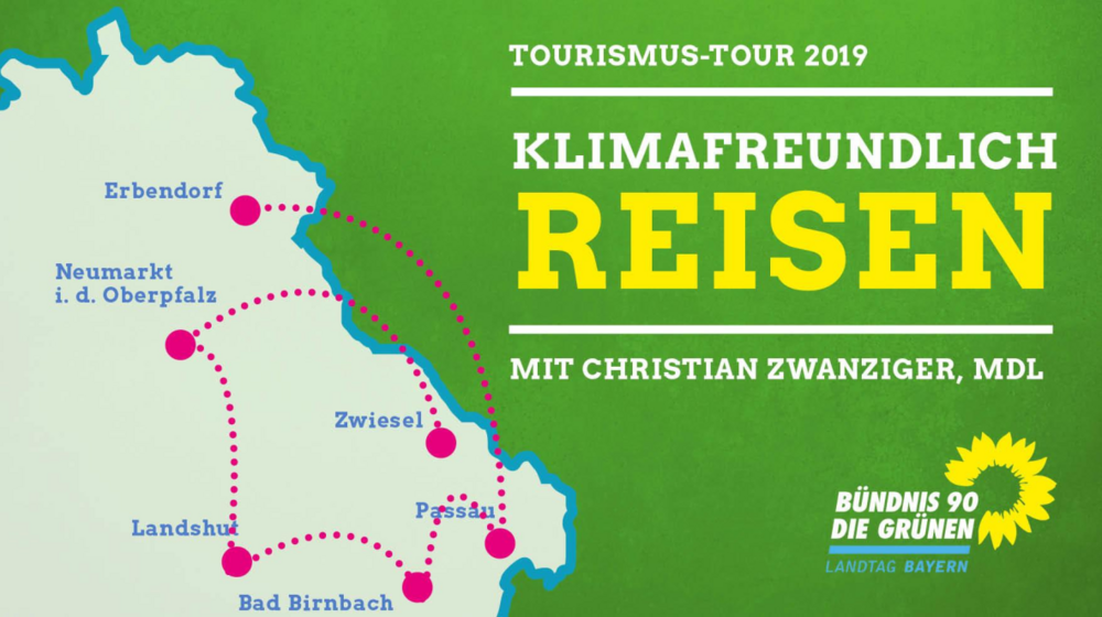 Zur Tourismus-Tour 2019 „Klimafreundlich reisen“ Klimafreundlich reisen